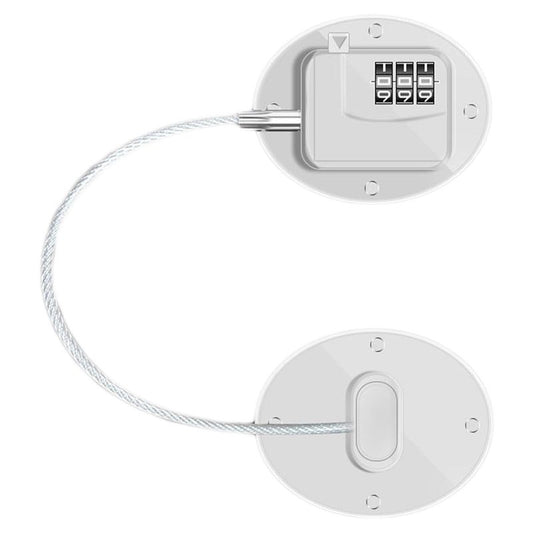Refrigerator Lock Combination Design Strong Metal ABS Multifunction Freezer Lock for Cabinet Window Door FQ1 V1294-YM0512-3114220092111