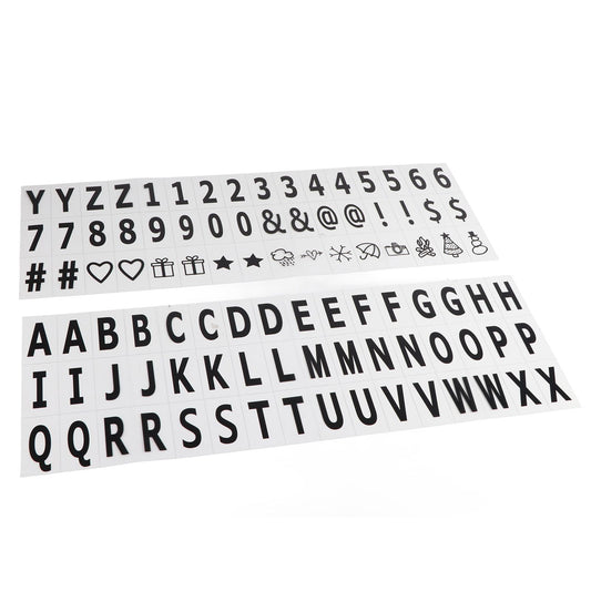 Cinema Light Box with Letters DIY Warm Light Up Letter Box with 96 Lettering Sticker for Room Decoration V1294-YM0512-3115220119311