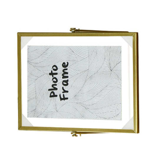 Photo Frame Nordic Style Geometric Metal Wrapping Edges Iron Art Desk Picture Frame for Living Room Office V1294-YM0512-3115220125511
