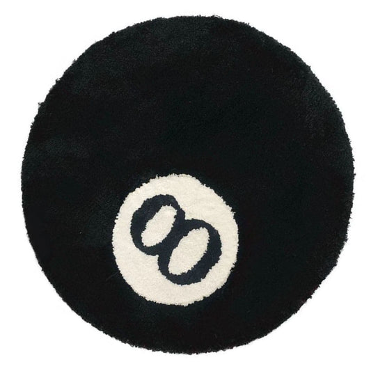 Living Room Flocked Carpet Anti Slip Sofa Table Floor Mat Dirt Resistant Bedroom Bedside Pad Black V1294-YM0512-3117220255611