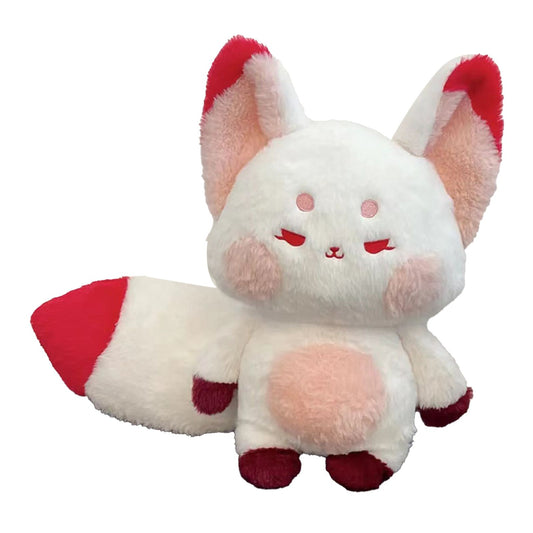 Fox Doll Cute Style Soft Plush Material Stuffed Cartoon Animal Toy for Kids Birthday Present Red Pink Full V1294-YM0512-3117220256013