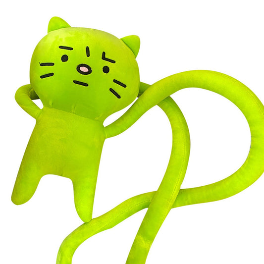 Plush Toy Shoulder Bag Cartoon Long Arm Anxiety Kitty Plush Purse Bag for Shopping Traveling V1294-YM0512-3117220256111