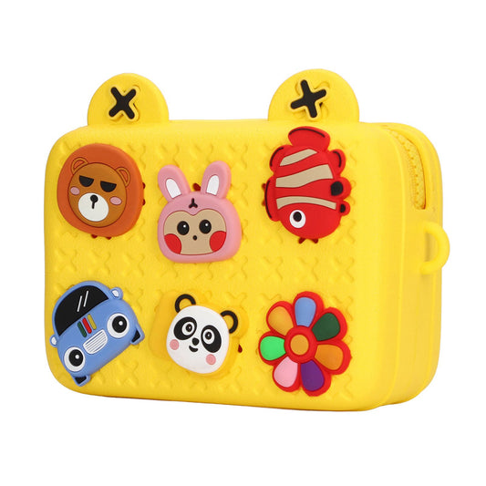 Cartoon Camera Shoulder Bags Children's Camera Protector Bag for Kids Birthday Gift Yellow V1294-YM0512-3117220261912