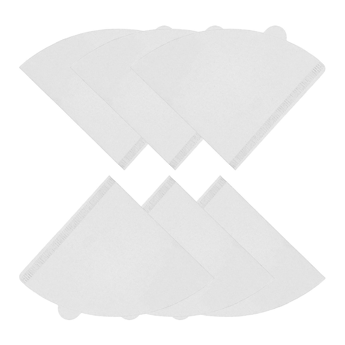 100 Pieces Filter Cone Coffee Filters 2 to 4 Cup Natural Disposable Coffee Filter Paper for Home Cafe V1294-YM0512-3118220266111