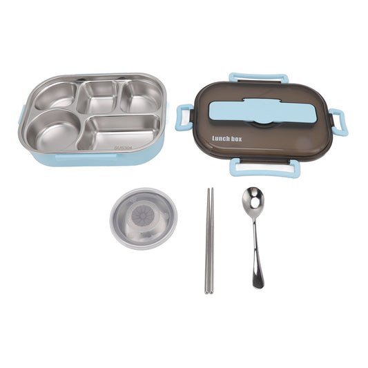 Lunch Container Box Stainless Steel Thermal Lunch Storage Box with Soup Bowl Chopsticks Spoon for Adults V1294-YM0512-3118220269412