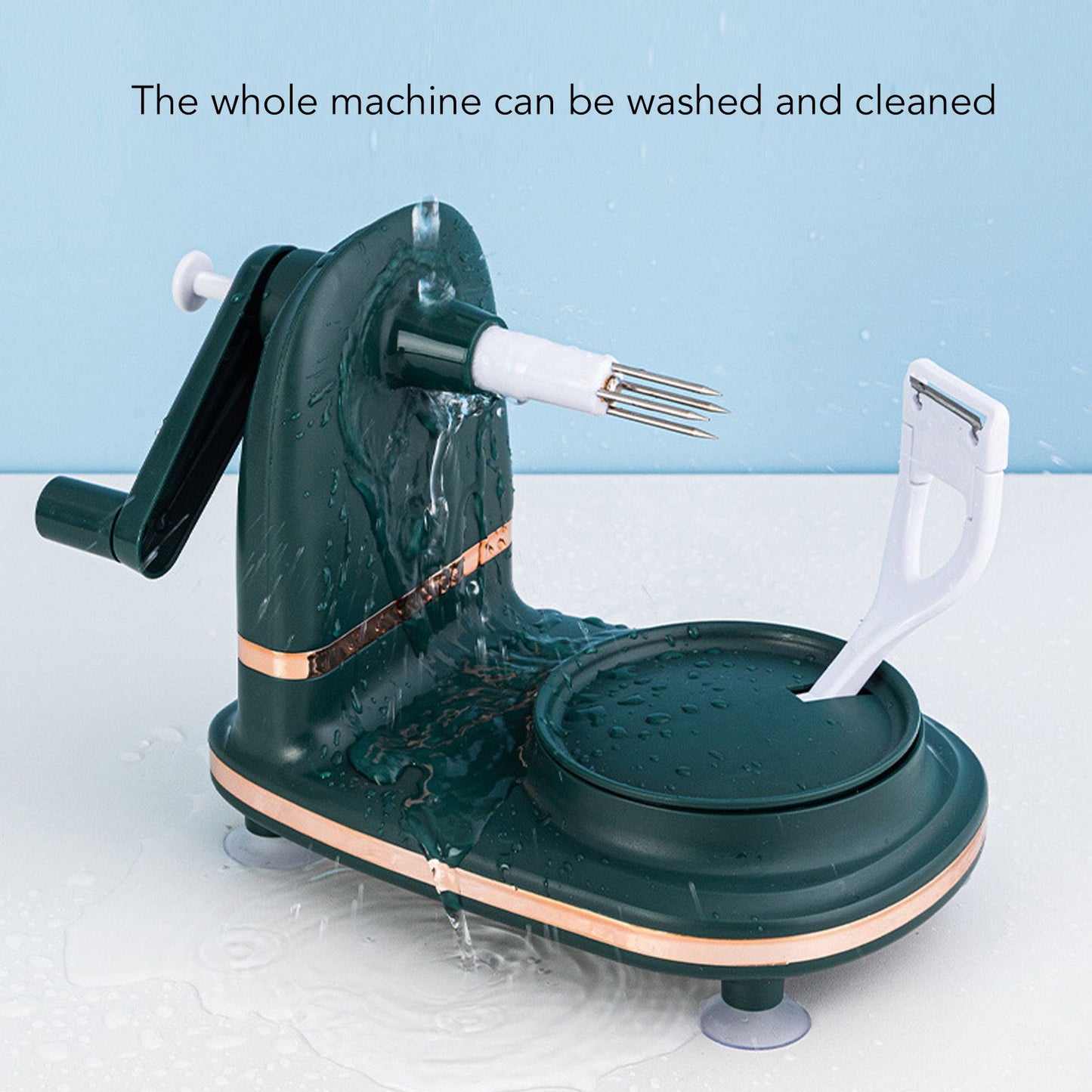 Hand Cranked Apple Peeler Fruit Peeler with Cutter Apple Fruit Peeled Machine Kit Kitchen Tool Upgrade V1294-YM0512-3118220273512