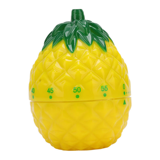 Kitchen Timer Fruit Shape Cute Style Plastic Material 6.4x6.4x8.7cm Compact Mechanical Timer for Home V1294-YM0512-3118220274411
