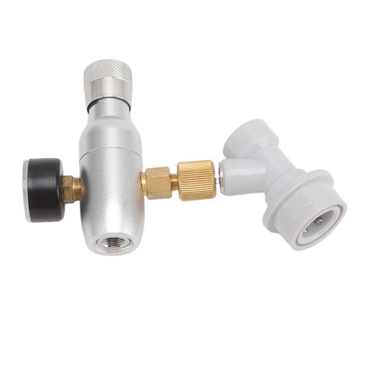 Beer Keg Charger CO2 Dispenser High Accuracy CO2 Gas Ball Lock Keg Regulator for Soda Beverage V1294-YM0512-3118220289411