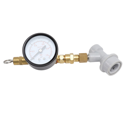 Beer Brew Adjustable Pressure Relief Valve Cola Keg Pressure Gauge Beer Keg Regulator 0-15PSI V1294-YM0512-3118220289611