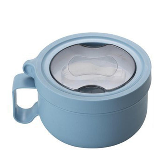 Insulated Bowl Leakage Proof 304 Stainless Steel Interior Thermal Soup Bowl with Handle for Noodle Bento V1294-YM0512-3118220297813
