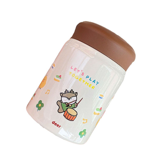 320ml Stainless Steel Insulated Vacuum Food Jar Cup Container with Lid for Outdoor Cartoon Portable Bottle V1294-YM0512-3118220302513