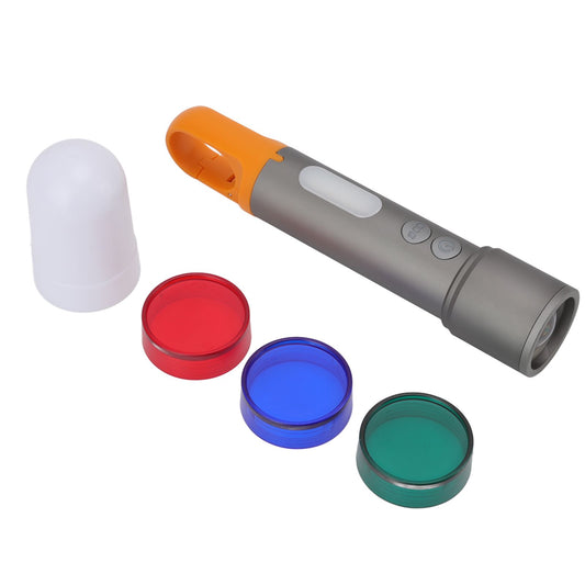 LED Flashlight High Brightness Zoomable Portable COB Rechargeable Work Lights for Outdoor Camping Maintenance V1294-YM0512-3119220164311