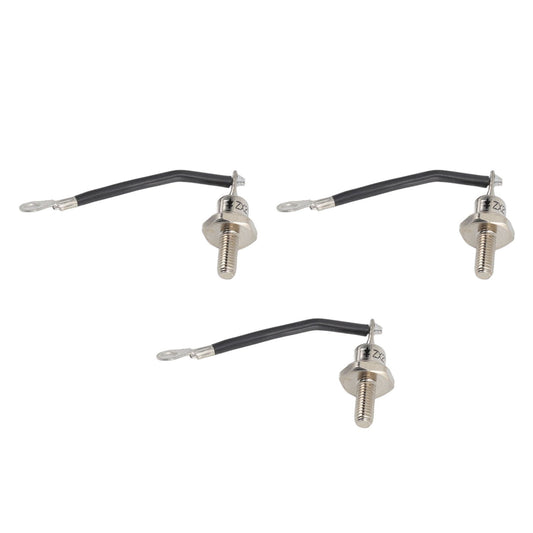 3PCS 25A ZX25 12 Diesel Generator Diode Small Portable Rectifier Diode Replacement Accessories Parts Negative V1294-YM0521-3111230001912