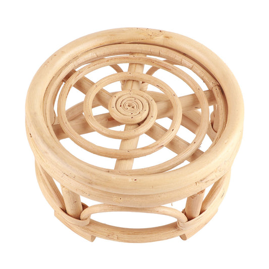 Rattan Indoor Plant Stand Round Shape Natural Plant Rack Handmade Rattan Planter Stand for Home Garden Yard V1294-YM0521-3111230045911