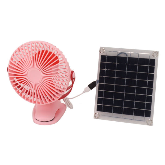 10W Monocrystalline Silicon Solar Ventilator Brushless Double Sided Rotation Solar Panel Powered Portable V1294-YM0521-3111230062512