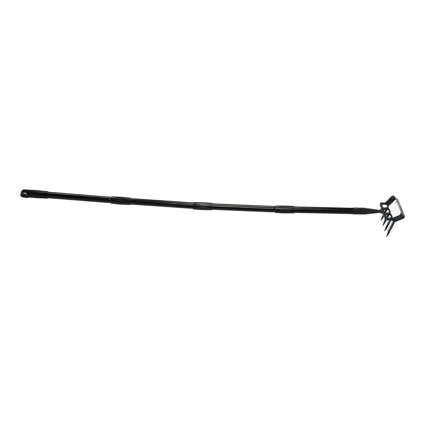 Weeding Rake Adjustable Length Stainless Steel Ergonomic Handle Hand Rake Garden Tool for Cultivating V1294-YM0521-3111230070412