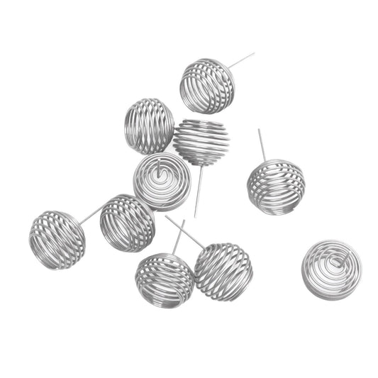 100pcs Fertilizer Mesh Basket Stainless Steel Garden Nutrition Cups Small Size Bonsai Fertilization Basket V1294-YM0521-3111230084511