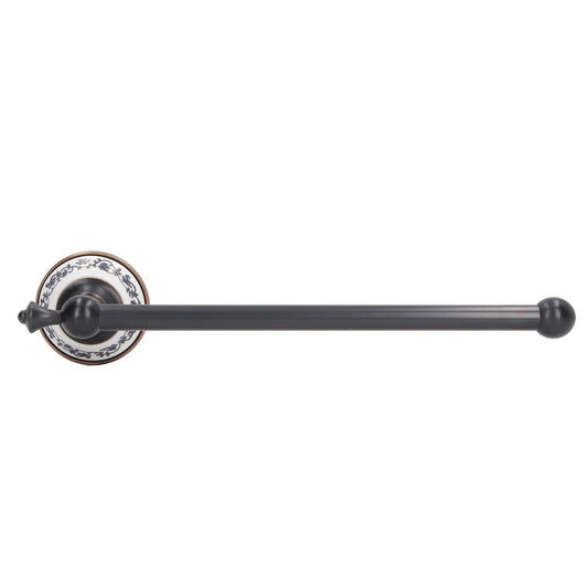Retro Copper Bathroom Towel Bar Single Bath Towel Rack for Kitchen Wall Bathroom Wall V1294-YM0521-3112220089911