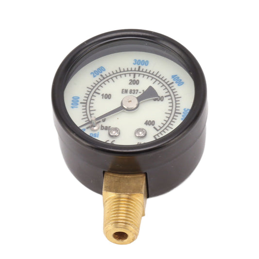 6000psi Dual Scale Pressure Gauge 1/8 Npt Connection Pressure Gauge Suitable For CO2 Aerated Bottle V1294-YM0521-3113230033511