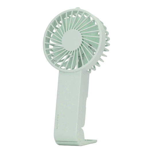 Mini Handheld Fan Foldable Portable Fan USB Rechargeable Fan For Home Office Travel Green V1294-YM0521-3113230055913
