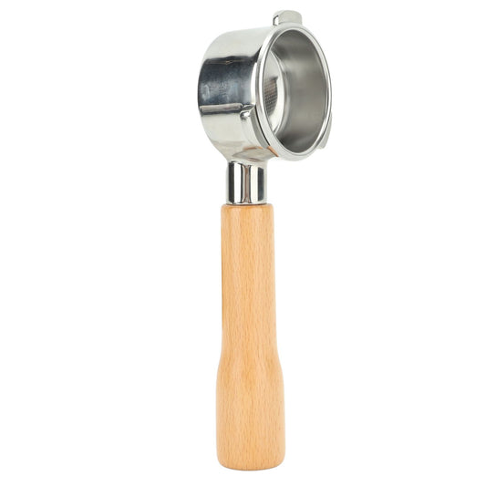 Bottomless Portafilter 54mm 3 Ears Solid Wood Handle Stainless Steel Coffee Bottomless Filter for Breville 8 V1294-YM0521-3113230088812