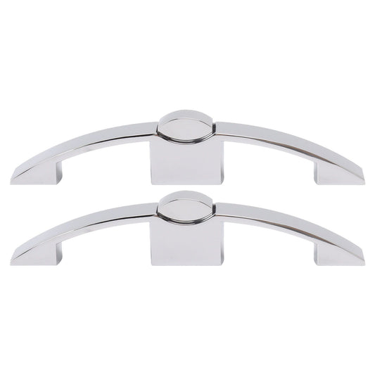 2 Set Push Button Latch Cabinet Lock Cupboard Knob Latch Lock With Handle For RV Motorhome Boat 128mm Hole V1294-YM0521-3114230031711