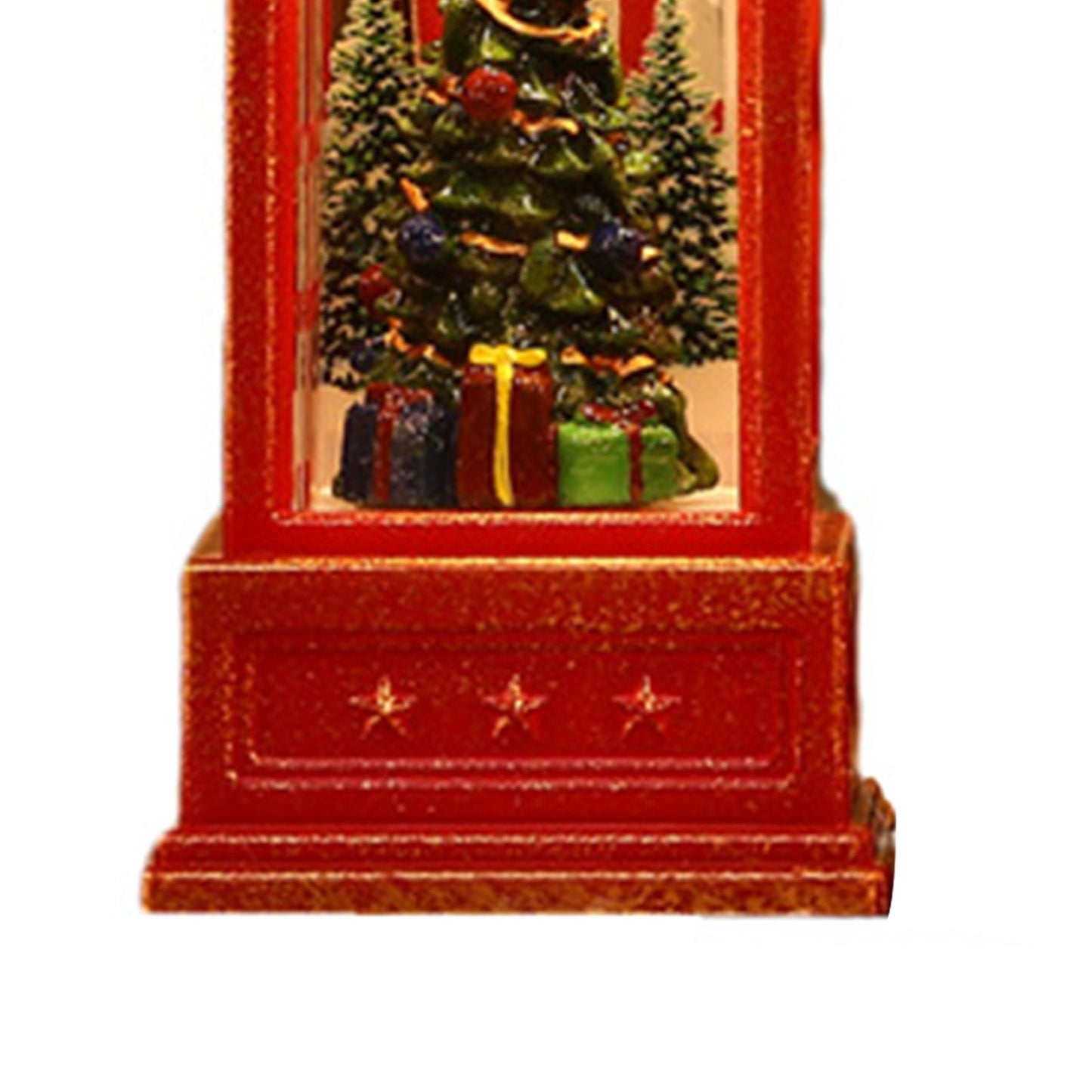 Snow Globe Lantern Telephone Booth Designed Christmas Luminous Ornament for Bar KTV Decoration Christmas Tree V1294-YM0521-3115220153913