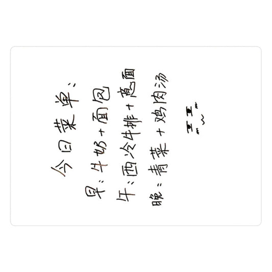 Magnetic Refrigerator Note Sticker Erasable Writable Soft Whiteboard Memo Note Sticker with Pen A3 Blank V1294-YM0521-3115220157213