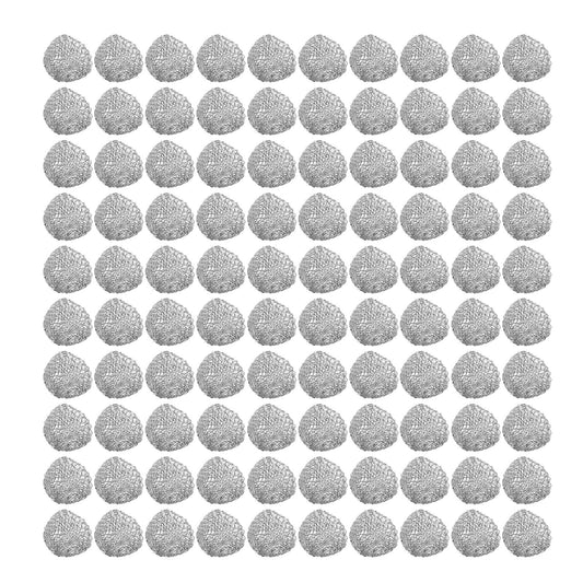 100Pcs Tobacco Pipe Ball Screen Filter 16mm Stainless Steel Washable for Smoking V1294-YM0521-3117220304611