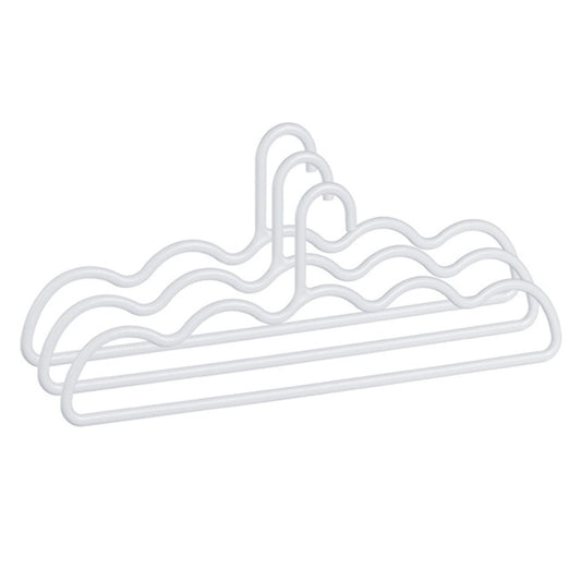 3Pcs Clothing Notched Hanger Non Slip No Marking Household Thickened Garment Coat Hanger for Bed Sheet White V1294-YM0521-3117230007611