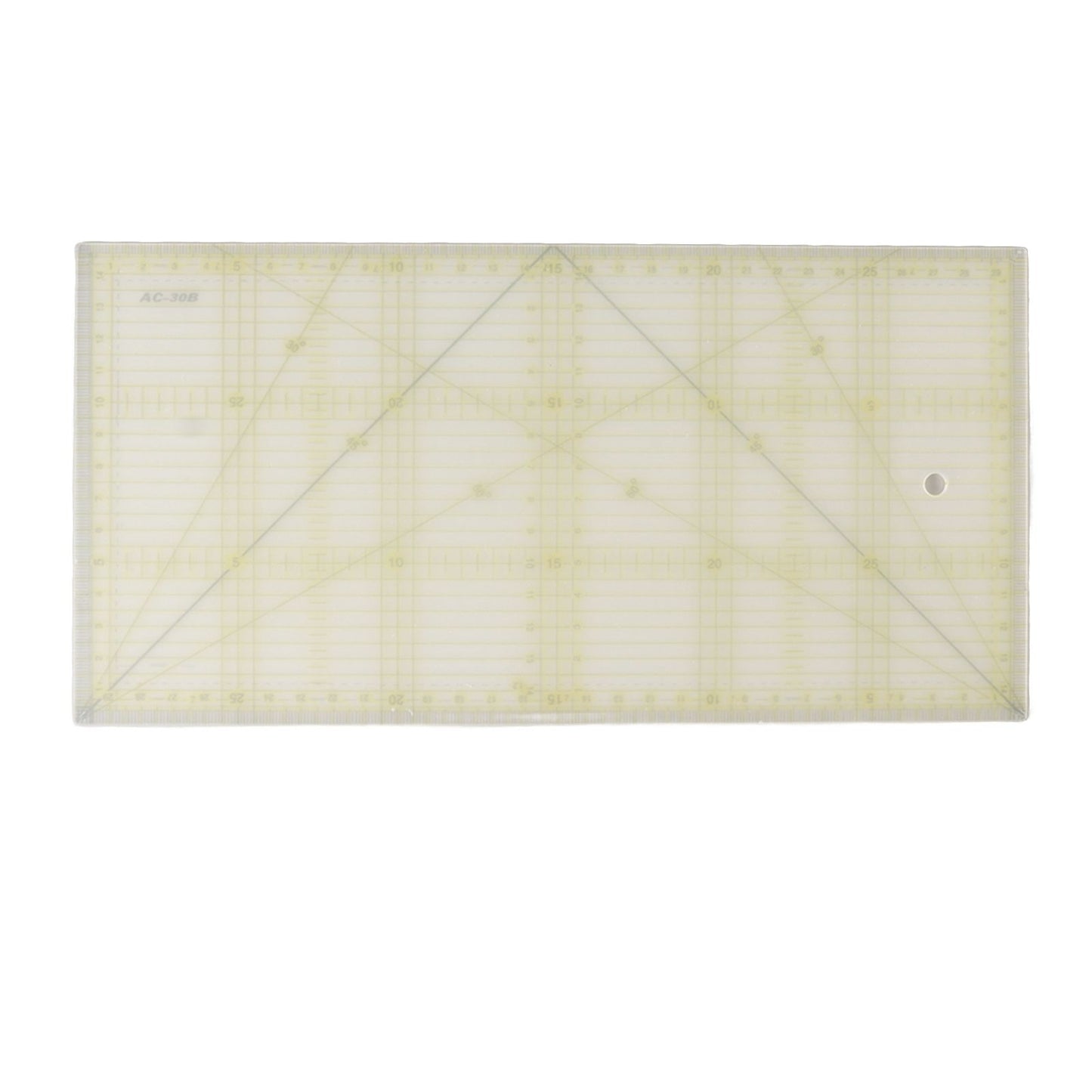 Acrylic Quilt Ruler DIY Precise Scale Transparent Quilting Ruler for Sewing Measuring Patchwork V1294-YM0521-3117230040811