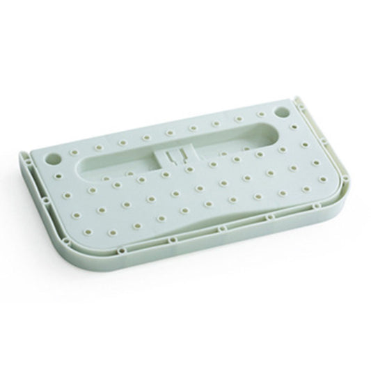 Wall Mounted Shoes Rack Adhesive Foldable Space Saving PP Door Shoe Hanger for Bathroom Blue Free Size V1294-YM0521-3117230042613
