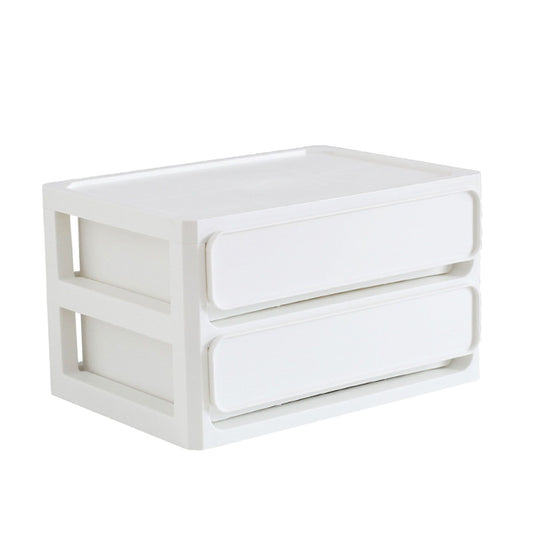 Storage Drawer Multi Layers Stackable Dustproof Desktop Storage Box Organizer for Student Dormitory Home V1294-YM0521-3117230084711
