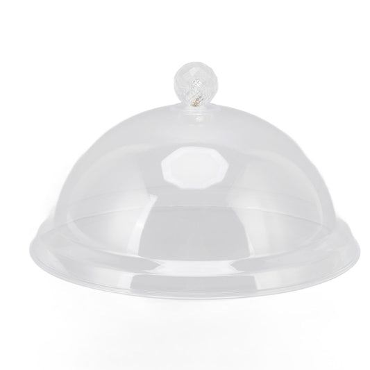 Food Cover Acrylic Transparent Thickened Fall Resistant Dustproof Food Preservation Cover with Handle 21cm V1294-YM0521-3118220300011