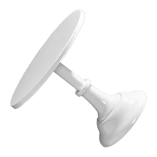 Metal Cake Stand European Style Anti Slip Round Cake Stand for Weddings Parties Anniversaries Medium White V1294-YM0521-3118220347012