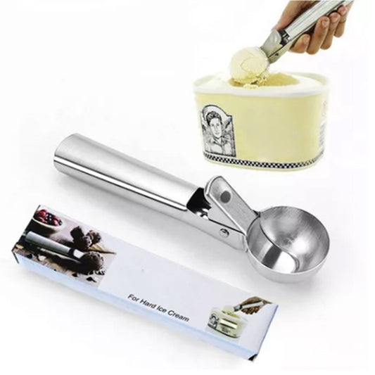 Ice Cream Scoop Stainless Steel Cookie Scoop Multifunctional Manual Portable Ice Cream Scooper for Home Hotel V1294-YM0521-3118230041811