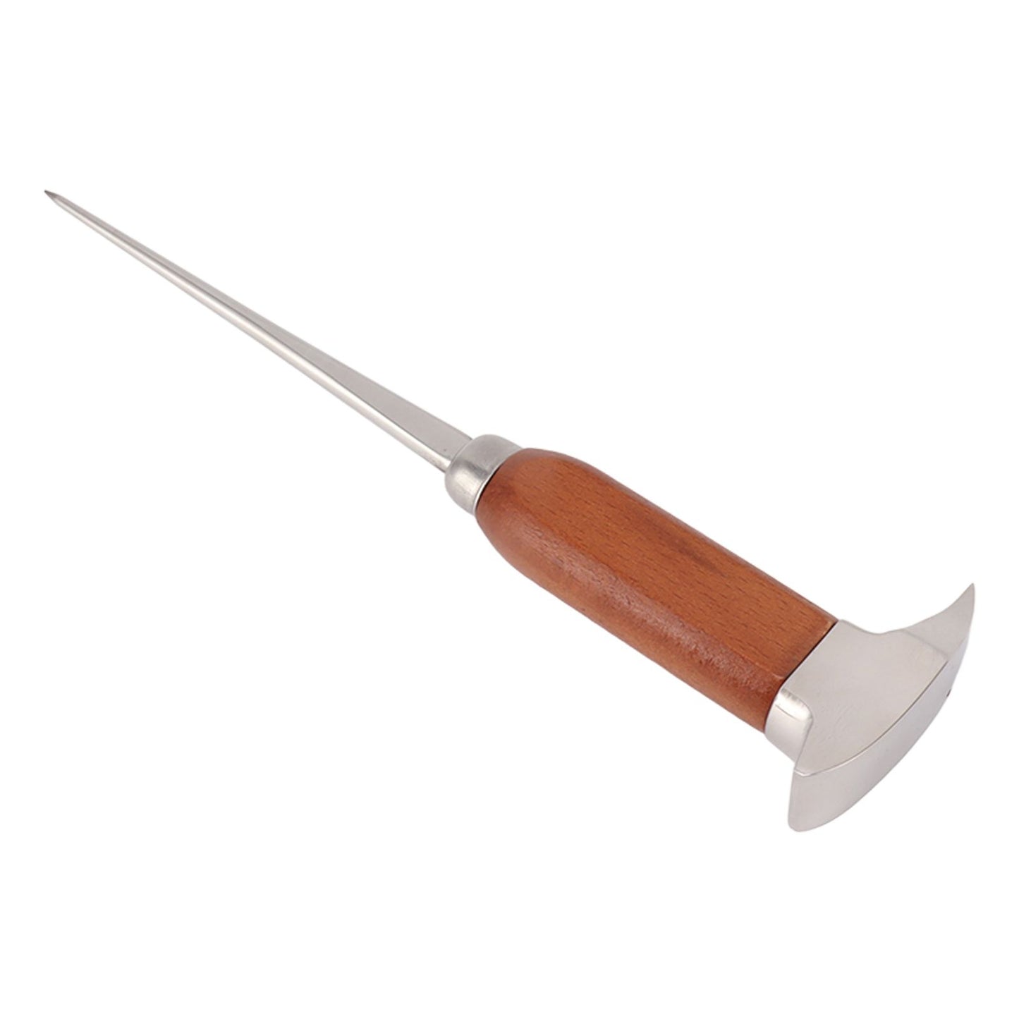 Ice Pick with Wood Handle Stainless Steel Ice Chipper Ice Crusher Tool for Bars Bartender V1294-YM0521-3118230054311