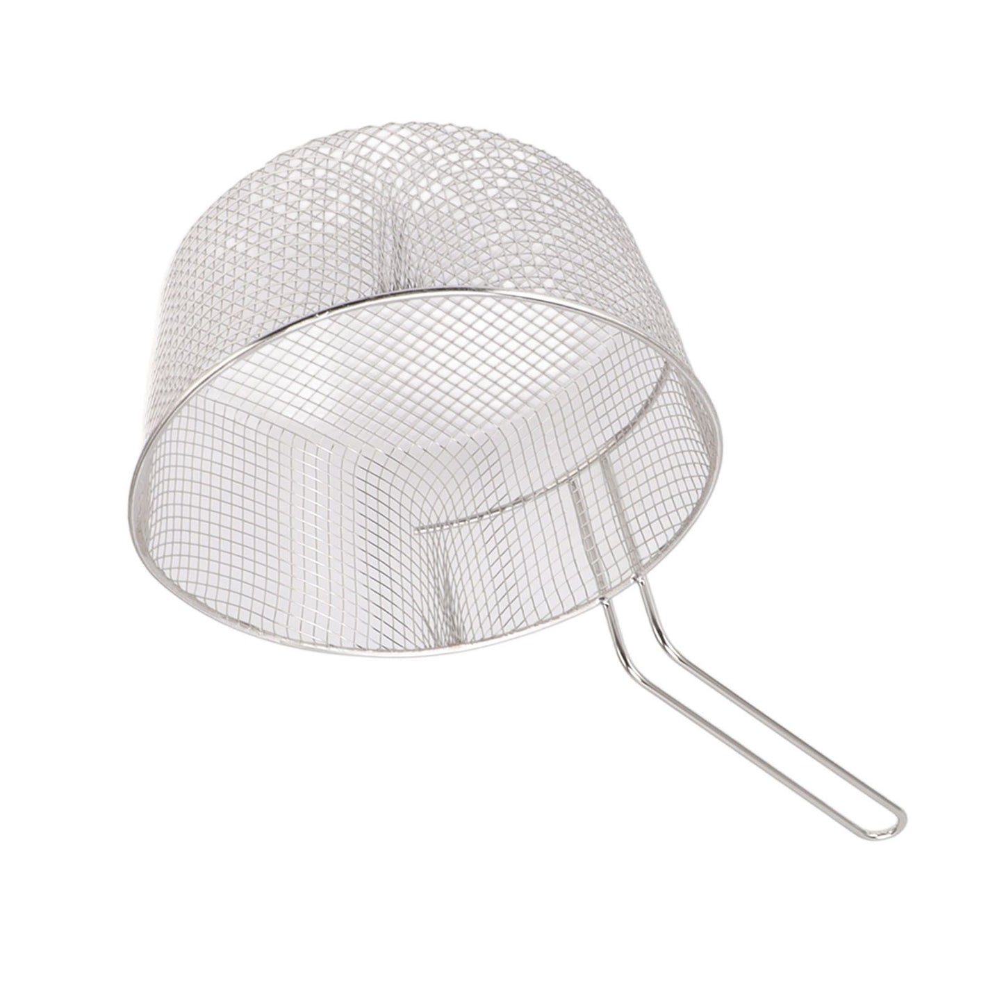 Frying Basket Stainless Steel Long Handle Reusable Rust Resistant Fry Net for Fish Chicken Nuggets Handle V1294-YM0521-3118230080612