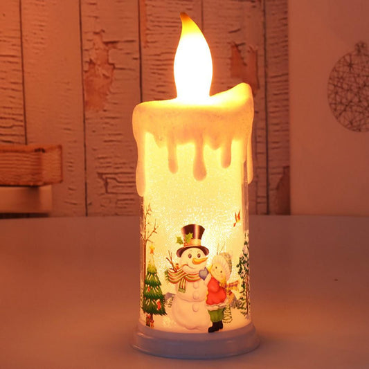 Christmas LED Candle Light Bright Flickering Bulb Battery Operated Realistic Flames Fake Candle V1294-YM0523-10317004