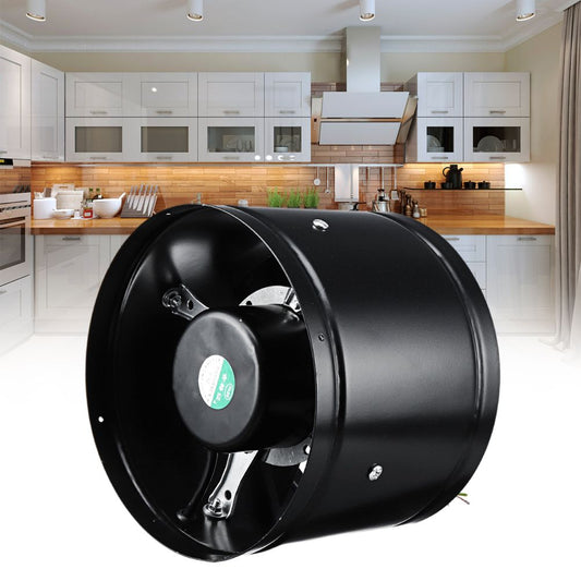 8 Inch Duct Fan Low Noise Exhaust Fans for Kitchen Garage Bathroom Ventilation Blower V1294-YM0523-10334644