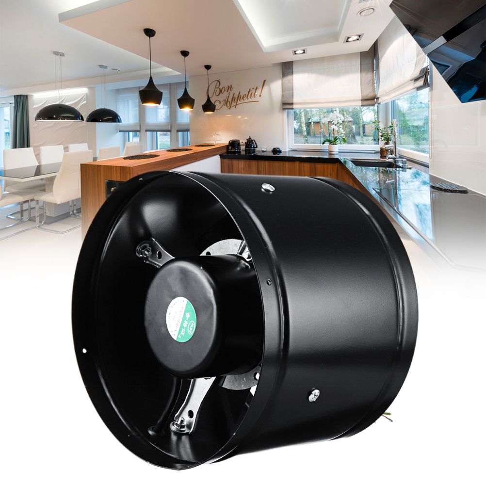8 Inch Duct Fan Low Noise Exhaust Fans for Kitchen Garage Bathroom Ventilation Blower V1294-YM0523-10334644