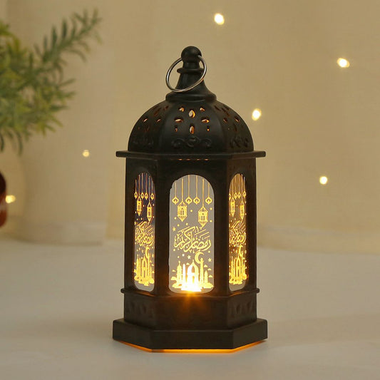 Ramadan Lantern Festival LED Electronic Night Light Decoration Table Lamp Ramadan Decoration LED Eid Mubarak V1294-YM0523-10336872