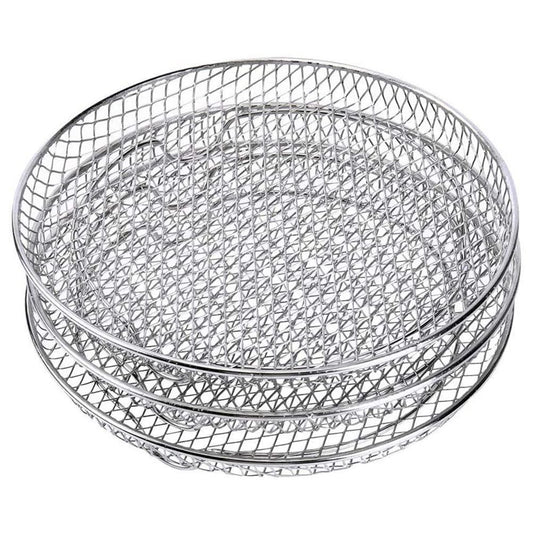 3 Pcs/Set Air Fryer Rack for 4.2QT-5.8QT Air Fryer Three Stackable Dehydrator Racks Stainless Steel Air Fryer V1294-YM0523-10337314