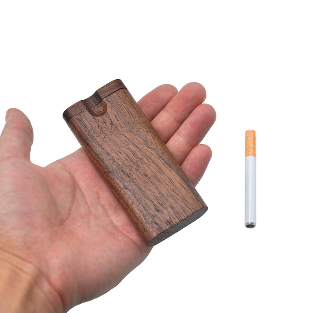 Wooden Storage Walnut Box with Lid Portable Hand Made Wooden Case Artwork Storage Box Holder Men Dad Gift V1294-YM0523-10344172