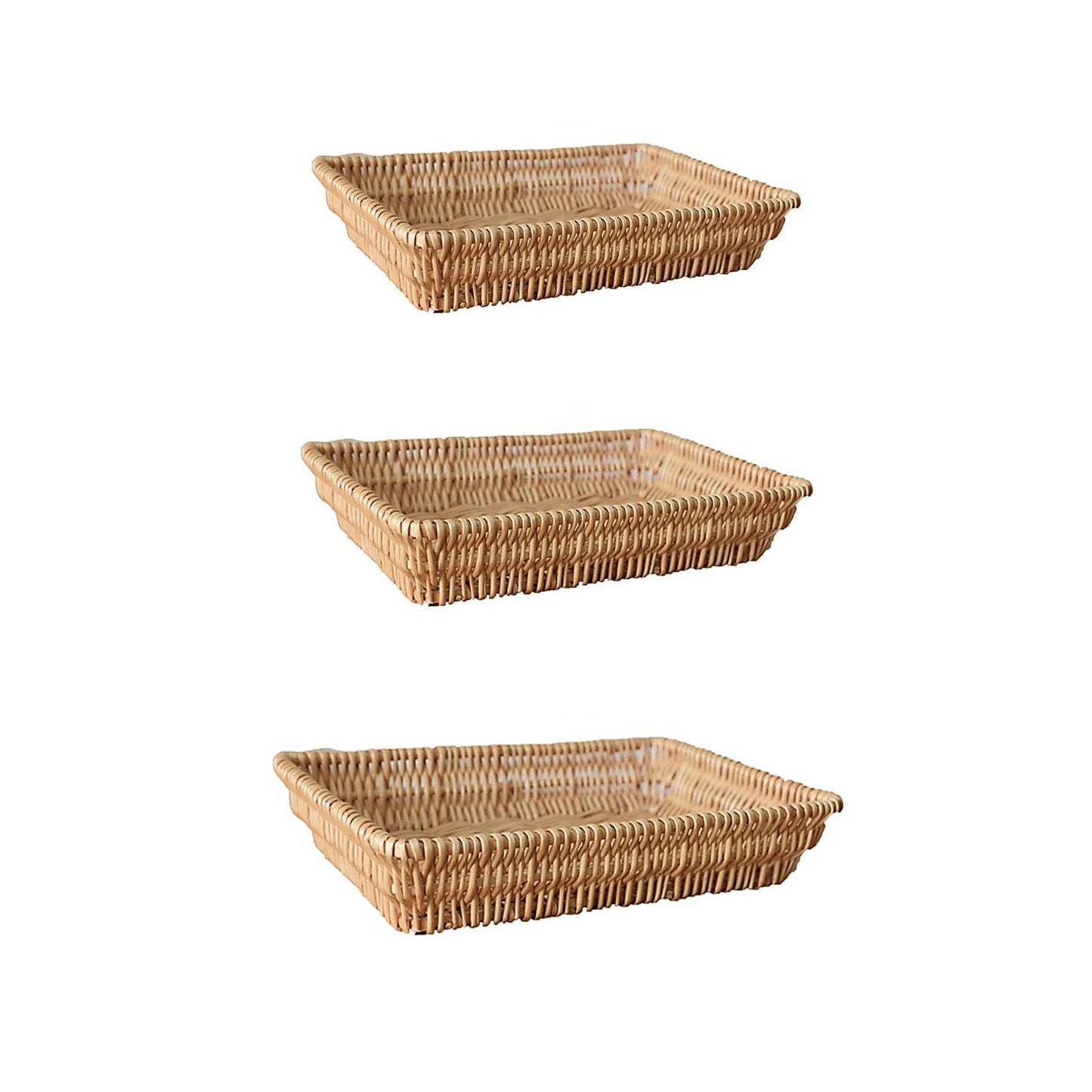 Rattan Storage Basket Basket Woven Snacks Fruit Basket Stackable Woven Bread Basket V1294-YM0523-211018DY01-1