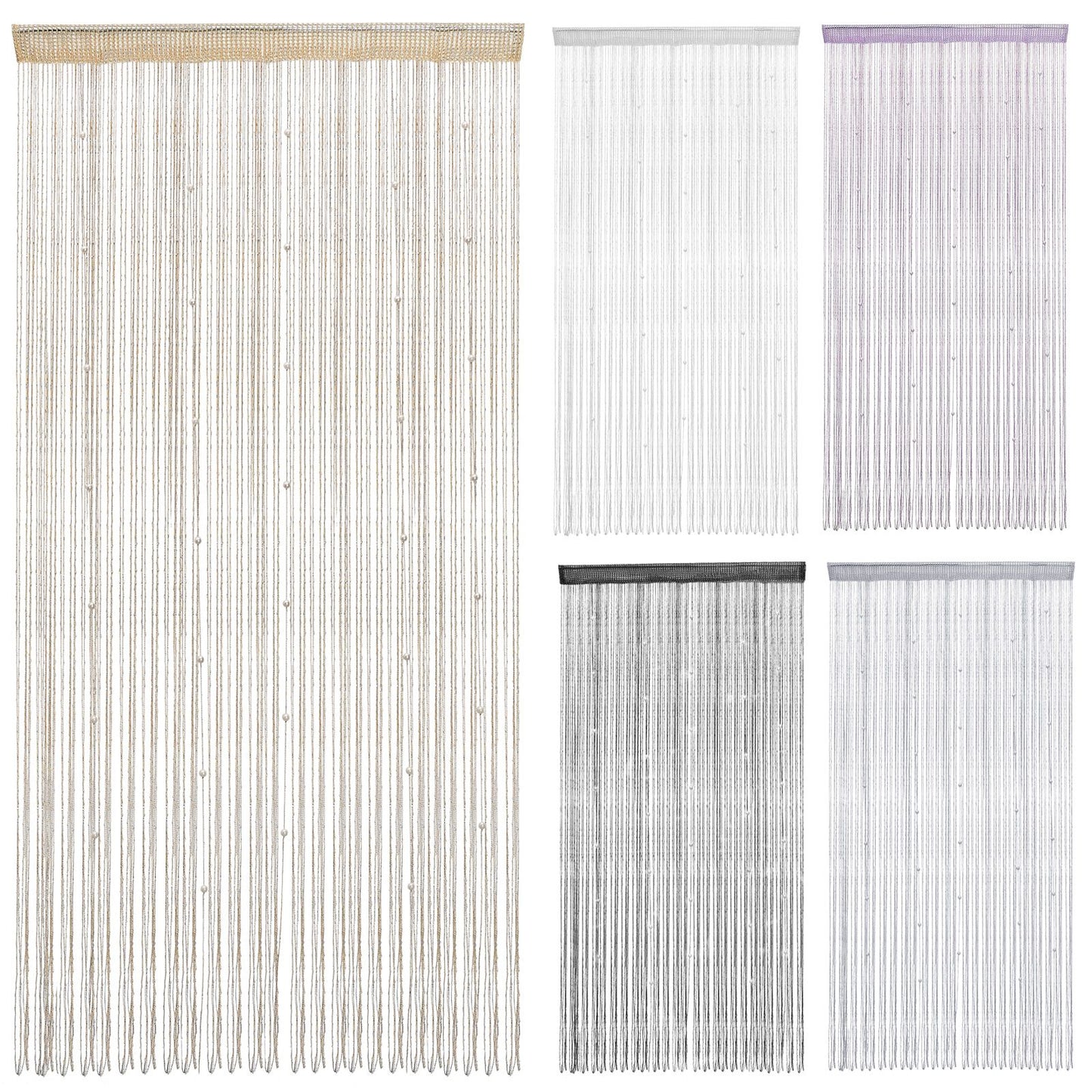 Door Bead Curtain Room Divide Beaded Door String Curtain 1x2m Home Decoration V1294-YM0523-220413TW02-1