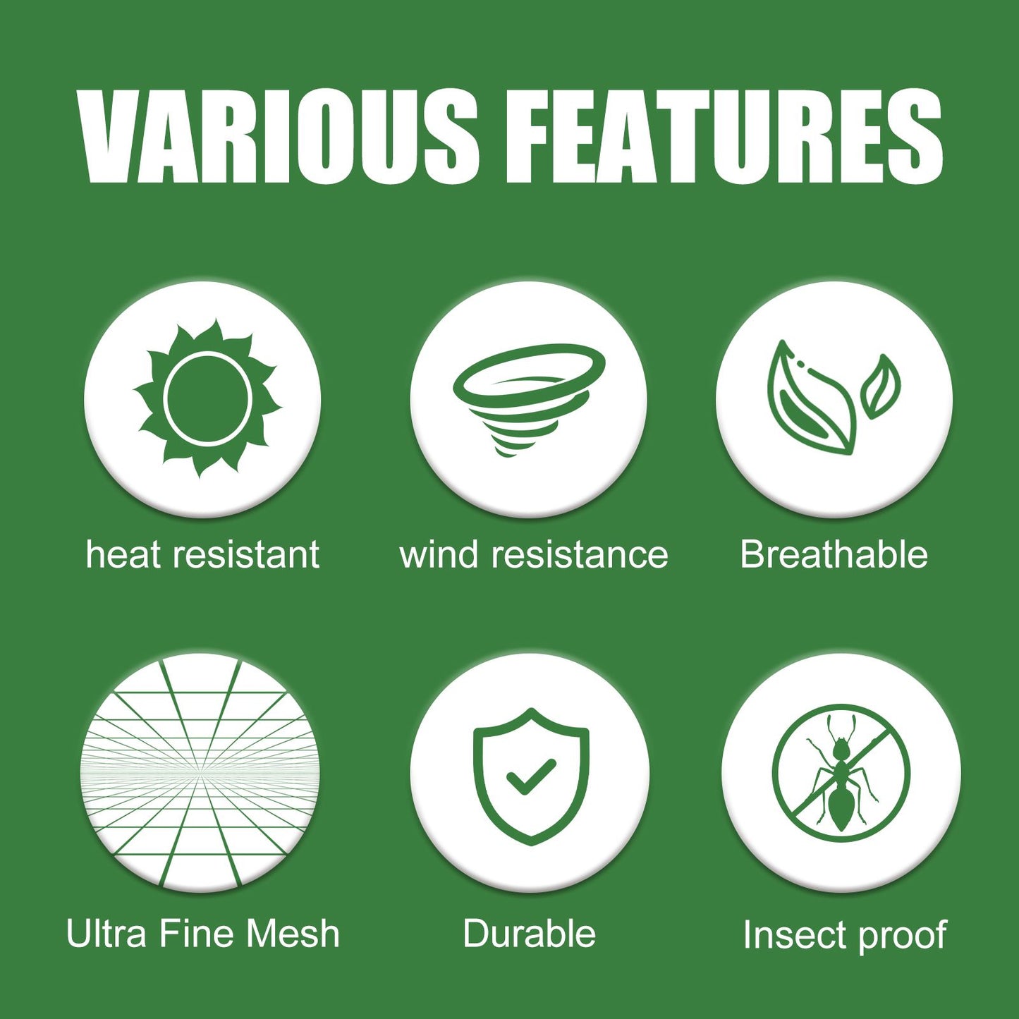4pcs Tree Insect Barrier Pe Insect Net For Farm Courtyard 1.5 x 1m V1294-YM0523-220423DJ0130