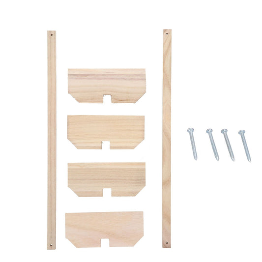 2 Set Chicken Wooden Perches Large Wooden Bird Stand Training Hens Roosting Bar for Rooster Parrots Pet V1294-YM0523-3111210378711