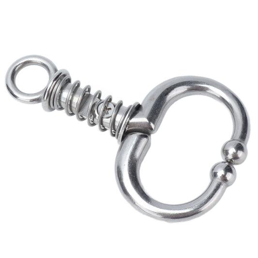 Cattle Nose Ring Stainless Steel Cattle Nose Clamp Bull Cow W Spring Nose Ring for FarmS V1294-YM0523-3111210381111