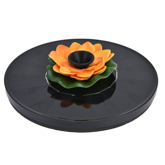 Lotus Solar Fountain Water Pump Floating Mini Solar Powered Water Fountain for Birdbaths Garden Pond Pool V1294-YM0523-3111210385711